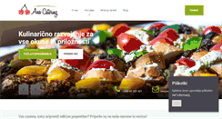 Desktop Screenshot of anacatering.si